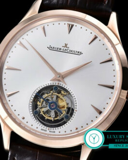 JAEGER MASTER MASTER ULTRA THIN TOURBILLON ROSE GOLD WHITE