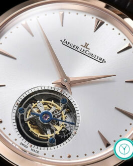 JAEGER MASTER MASTER ULTRA THIN TOURBILLON ROSE GOLD WHITE