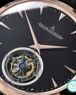 JAEGER MASTER MASTER ULTRA THIN TOURBILLON ROSE GOLD BLACK