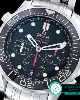 OMEGA SEAMASTER DIVER 300M CO-AXIAL CHRONOGRAPH 44MM BLACK DIAL