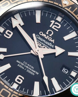 OMEGA SEAMASTER PLANET OCEAN 600M DEEP BLACK IN GLOSSY