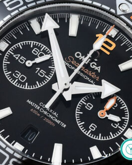 OMEGA SEAMASTER PLANET OCEAN CHRONOGRAPH 600M BLACK DIAL