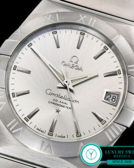 OMEGA CONSTELLATION DOUBLE EAGLE SWISS AUTOMATIC SILVER DIAL