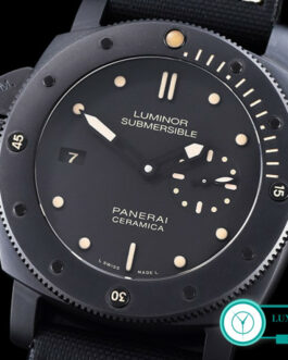 PANERAI PAM 607 LUMINOR SUBMERSIBLE CERAMICA LEFT HANDED