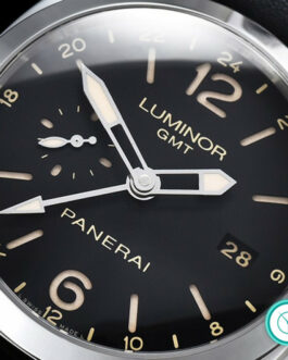 PANERAI PAM 531 LUMINOR MARINA 1950 3 DAYS GMT BLACK LEATHER STRAP