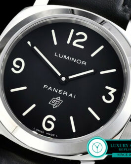 PANERAI PAM 000 LUMINOR SWISS MOVEMENT BLACK LEATHER STRAP