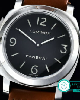 PANERAI PAM 219 LUMINOR LEFT HANDED SWISS MOVEMENT BROWN LEATHER STRAP