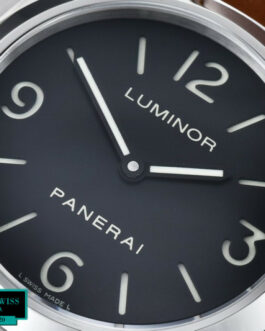 PANERAI PAM 219 LUMINOR LEFT HANDED SWISS MOVEMENT BROWN LEATHER STRAP