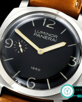 PANERAI PAM 127 LUMINOR 1950 FIDDY SWISS MOVEMENT BROWN LEATHER STRAP