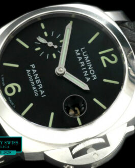 PANERAI PAM 048 LUMINOR MARINA 40MM BLACK LEATHER STRAP