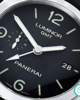 PANERAI PAM 320 LUMINOR 1950 GMT 3 DAYS SWISS AUTOMATIC RUBBER STRAP