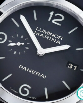 PANERAI PAM 312 LUMINOR 1950 3 DAYS SWISS AUTOMATIC BLACK LEATHER STRAP