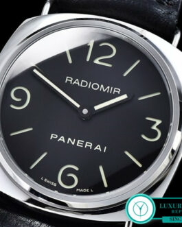 PANERAI PAM 210 RADIOMIR SWISS MOVEMENT BLACK LEATHER STRAP