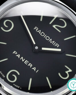 PANERAI PAM 210 RADIOMIR SWISS MOVEMENT BLACK LEATHER STRAP