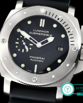 PANERAI PAM 305 LUMINOR SUBMERSIBLE TITANIUM 47MM BLACK RUBBER STRAP