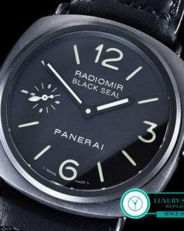 PANERAI PAM 292 RADIOMIR BLACK SEAL CERAMIC SWISS MOVEMENT BLACK LEATHER STRAP