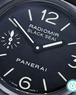 PANERAI PAM 292 RADIOMIR BLACK SEAL CERAMIC SWISS MOVEMENT BLACK LEATHER STRAP