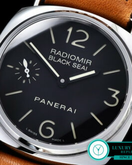 PANERAI PAM 183 RADIOMIR BLACK SEAL BROWN LEATHER STRAP