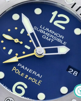 PANERAI PAM 719 LUMINOR SUBMERSIBLE GMT POLE2POLE 47MM