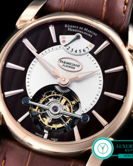 PARMIGIANI FLEURIER PARMIGIANI TONDA 42 TOURBILLON ROSE GOLD BROWN