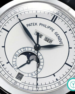 PATEK PHILIPPE COMPLICATIONS 5396G-001 38MM WHITE DIAL LEATHER STRAP