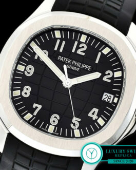 PATEK PHILIPPE AQUANAUT 5167 40MM BLACK DIAL RUBBER STRAP