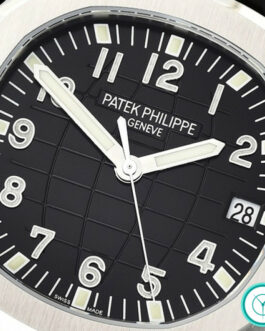 PATEK PHILIPPE AQUANAUT 5167 40MM BLACK DIAL RUBBER STRAP