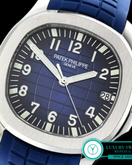 PATEK PHILIPPE AQUANAUT 5167 40MM BLUE DIAL RUBBER STRAP