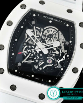 RICHARD MILLE RM 055 BUBBA WATSON WHITE CERAMIC RED VERSION