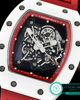 RICHARD MILLE RM 055 BUBBA WATSON WHITE CERAMIC RED INNER