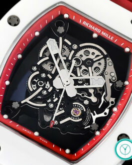 RICHARD MILLE RM 055 BUBBA WATSON WHITE CERAMIC RED INNER