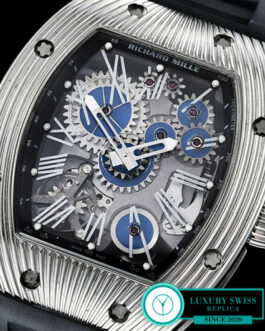 RICHARD MILLE RM 018 HOMMAGE A BOUCHERON WHITE GOLD PLATED BLUE