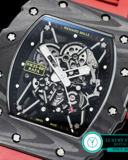 RICHARD MILLE RM 35-02 RAFAEL NADAL FORGED CARBON RED RUBBER