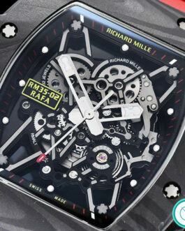 RICHARD MILLE RM 35-02 RAFAEL NADAL FORGED CARBON RED RUBBER