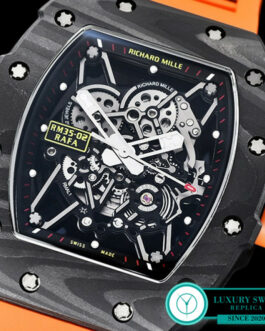 RICHARD MILLE RM 35-02 RAFAEL NADAL FORGED CARBON ORANGE RUBBER