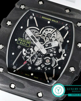 RICHARD MILLE RM 35-02 RAFAEL NADAL FORGED CARBON WHITE RUBBER