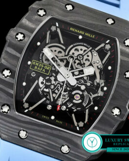 RICHARD MILLE RM 35-02 RAFAEL NADAL FORGED CARBON BLUE RUBBER