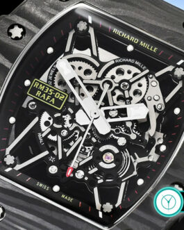 RICHARD MILLE RM 35-02 RAFAEL NADAL FORGED CARBON BLUE RUBBER