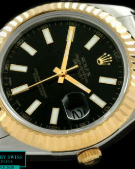 ROLEX DATEJUST II 126333 TWO TONE JUBILEE BRACELET – BLACK DIAL