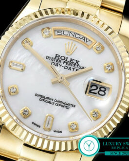 ROLEX DAY-DATE 36MM 128238 MOTHER OF PEARL DIAL