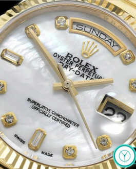 ROLEX DAY-DATE 36MM 128238 MOTHER OF PEARL DIAL