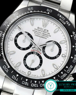 ROLEX DAYTONA 116500LN CERAMIC BEZEL WHITE DIAL