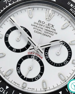 ROLEX DAYTONA 116500LN CERAMIC BEZEL WHITE DIAL