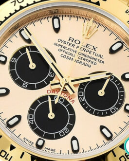 ROLEX DAYTONA SWISS AUTOMATIC MOVEMENT GOLD – GOLD DIAL – BLACK SUBDIALS