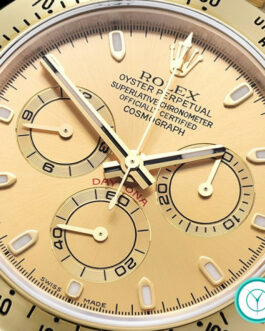 ROLEX DAYTONA SWISS AUTOMATIC MOVEMENT GOLD – GOLD DIAL