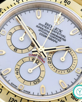 ROLEX DAYTONA SWISS AUTOMATIC MOVEMENT GOLD – WHITE DIAL