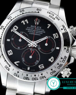 ROLEX DAYTONA 116509 SWISS AUTOMATIC BLACK DIAL