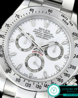 ROLEX DAYTONA SWISS AUTOMATIC MOVEMENT – WHITE DIAL