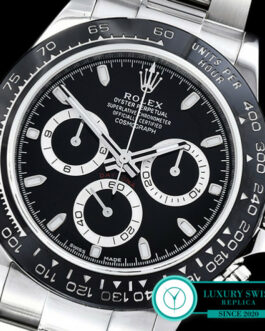 ROLEX DAYTONA 116500LN CERAMIC BEZEL BLACK DIAL