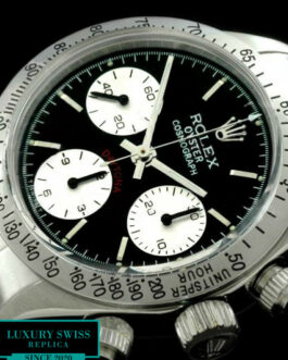 ROLEX DAYTONA PAUL NEWMAN SWISS CHRONOGRAPH – BLACK DIAL – WHITE SUBDIALS